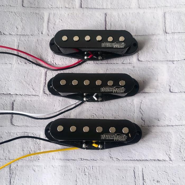 pick up gitar elektrik single coil wilkinson m series WOVS M hitam
