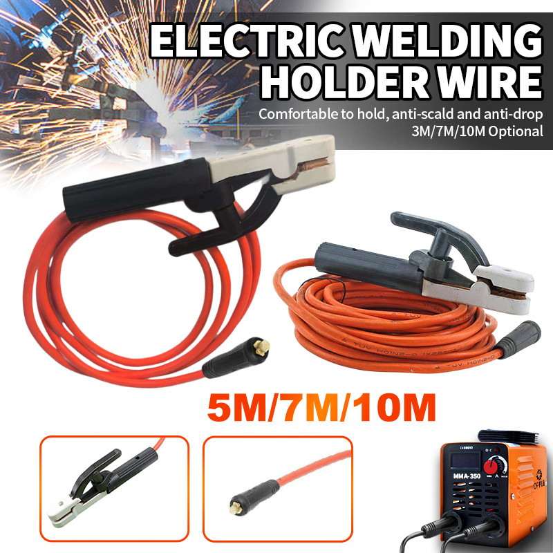 300cm-10M Welding Wire Cable 300A Welding Cable 10 Meters Heavy Duty Power Welding Tools Electrode