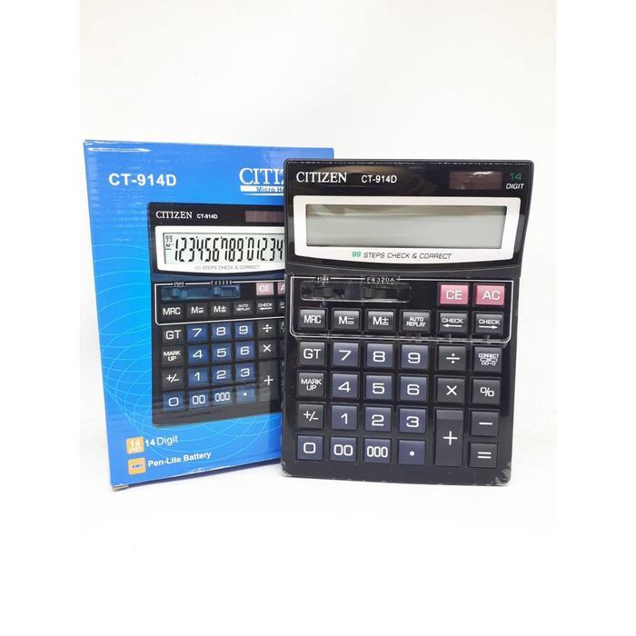 Best Seller Kalkulator Besar 14 Digit - Kalkulator Citizen Ct914D