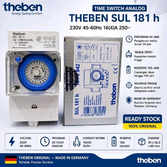 TIMER THEBEN H SUL 181 / TIMER THEBEN SUL 181 H ORIGINAL GERMANY / TIMER ANALOG THEBEN SUL181 H