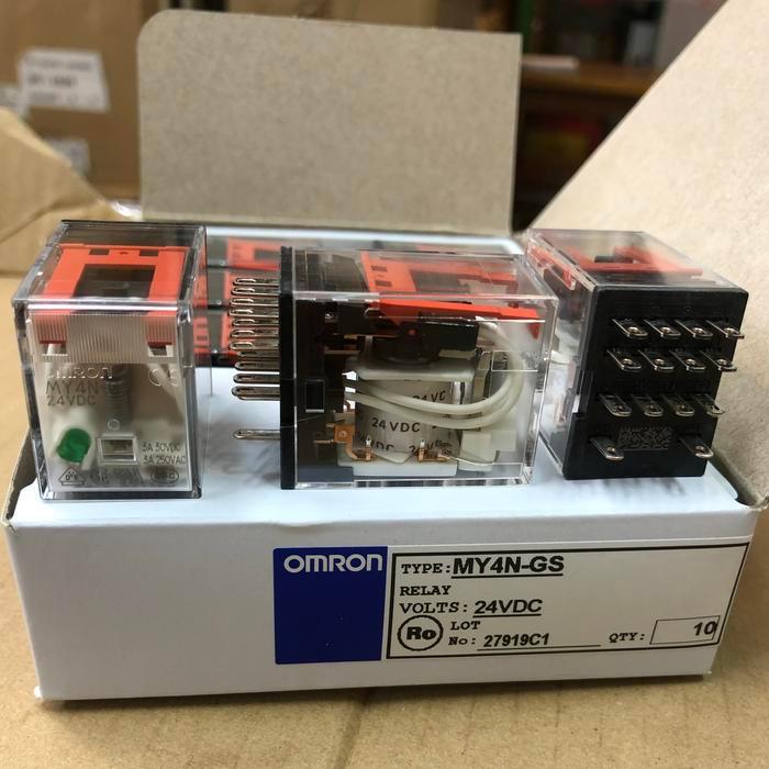 RELAY OMRON MY4N-GS 24V DC FOR SALE
