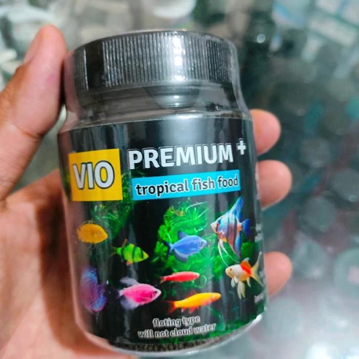 TERLARIS pakan pelet ikan hias VIO PREMIUM+ untuk ikan glow fish lemon sumatra komet manfish dll