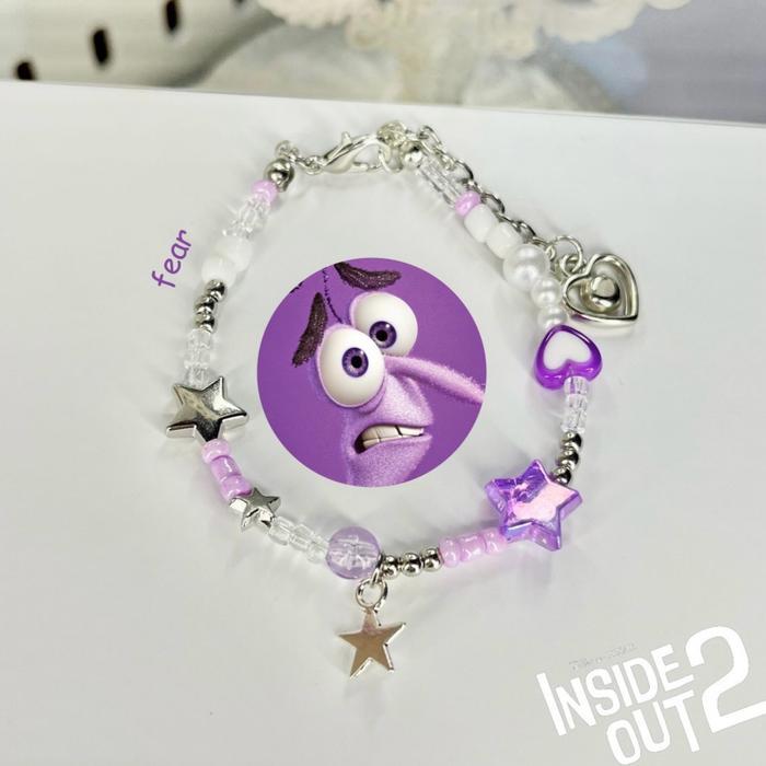 inside out 2 bracelet gelang manik inside out 2 gelang couple inside out 2 beads bracelet friendship