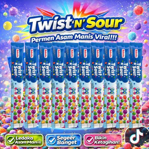 Halal BPOM Boboho Twist n Sour Permen Viral Permen Murah Candy camilan makanan snack food