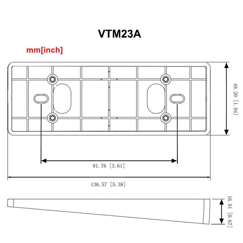 Dahua VTM22A VTM23A Inclined Doorbell Bracket for Door Station and Video Intercom Kit Smart Home