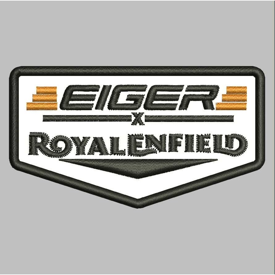 ADVENTURE EG-16 PATCH BORDIR LOGO EIGER X ROYAL ENFIELD
