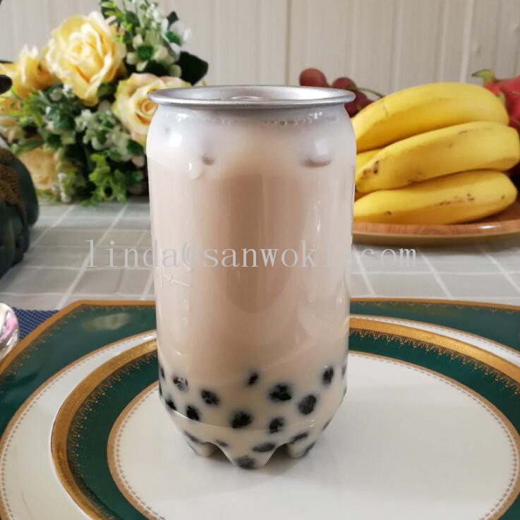 200pcs 350ml PET can bottle for cans sealing machine PET Transparent Cans bubble milk tea cups juice