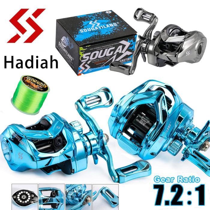 Sougayilang joran pancing Baitcasting Fishing Reels Ultra Light One-way ControlFishing Reel