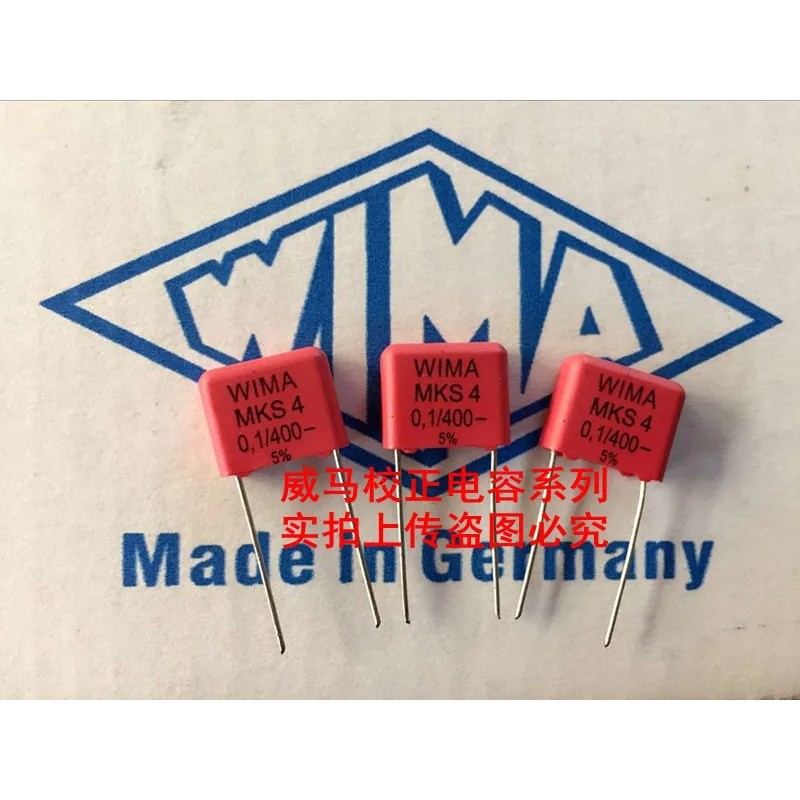 2020 hot sale 10pcs/20pcs German capacitor WIMA MKS4 400V 0.1UF 400V 104 P: 10mm Audio capacitor