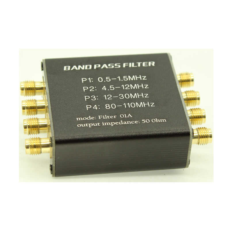MALACHITE RADIO PRE-FILTER BPF BANDPASS FILTER 50 OHM SMA SOCKET