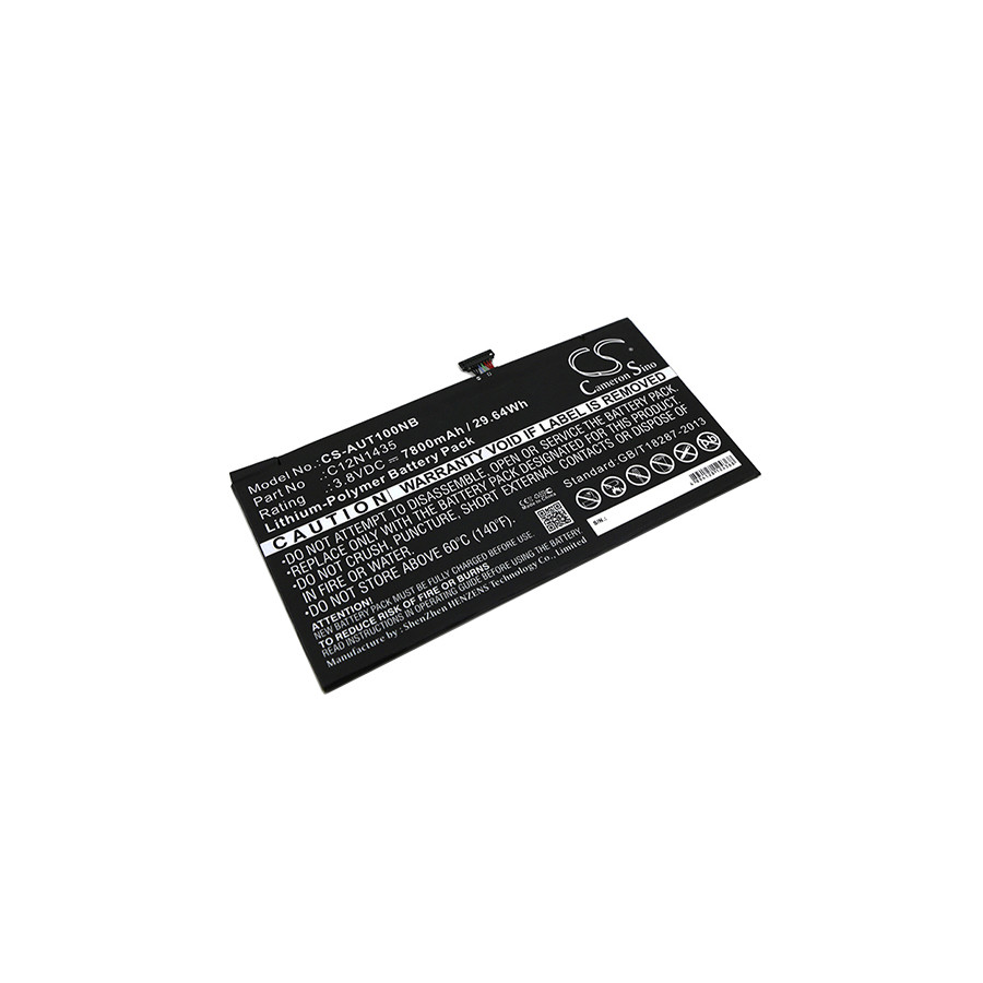 CS Replacement Battery for Asus Transformer Book T100HA PN:C12N1435 7800mAh / 29.64Wh