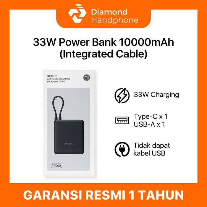 Xiaomi Power Bank 33W (Integrated Cable) 10000mAh