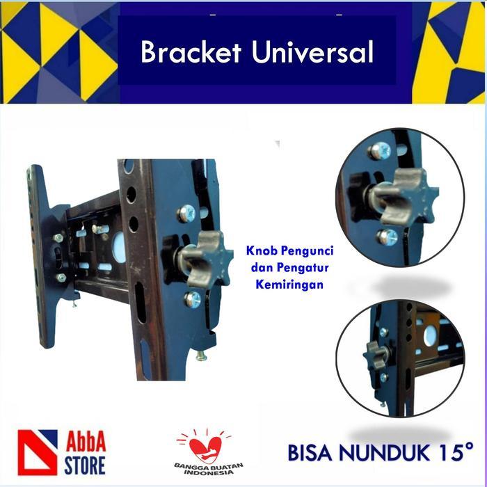 "New" Braket Bracket TV LED 24 32 40 42 43 Inch Xiomi LG Samsung TCL sharp