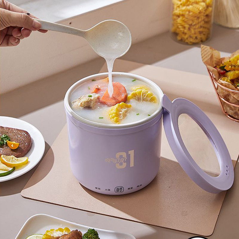 Mini Rice Cooker Small Portable Multi-function Electric Cooker Cooking Integrated Mini Electric Pot