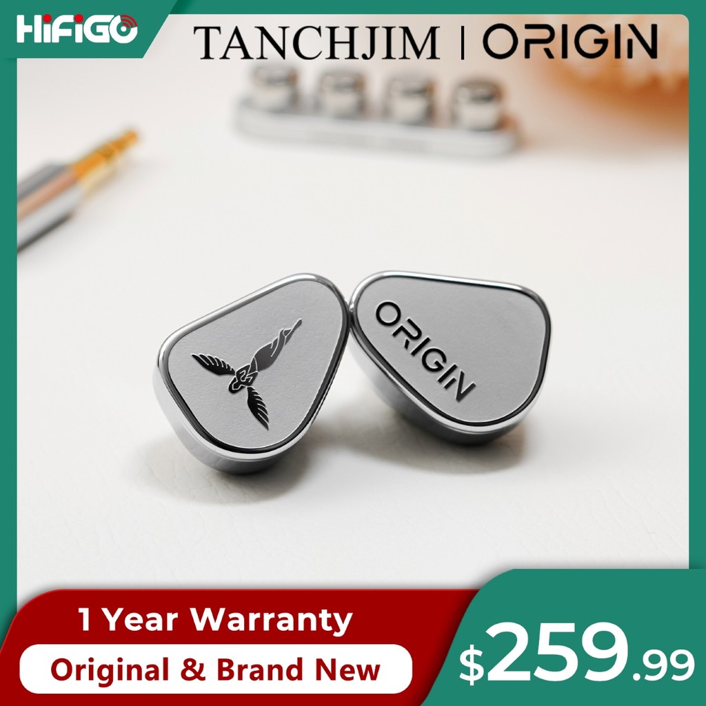 Tanchjim ORIGIN Flagship HiFi Earphone 10mm DMT Single Dynamic Driver in-Ear Monitor with Detachable