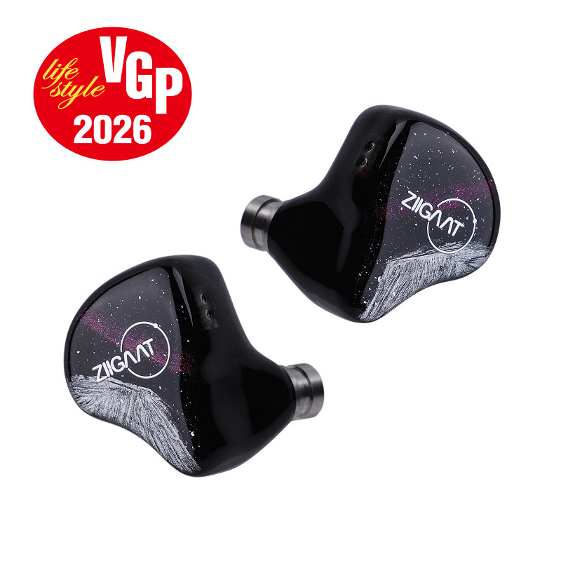 Linsoul ZiiGaat Crescent Premium 2DD+2BA Hybrid Handcrafted Quality IEM Hifi Earphone with