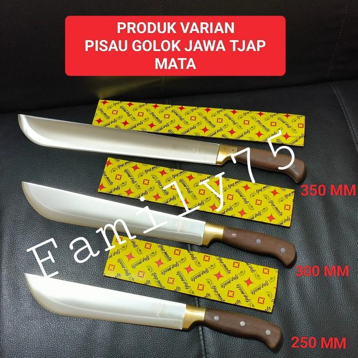 TJAP MATA PISAU BESAR STAINLESS STEEL JAWA PISAU POTONG SEMBELIH PARANG