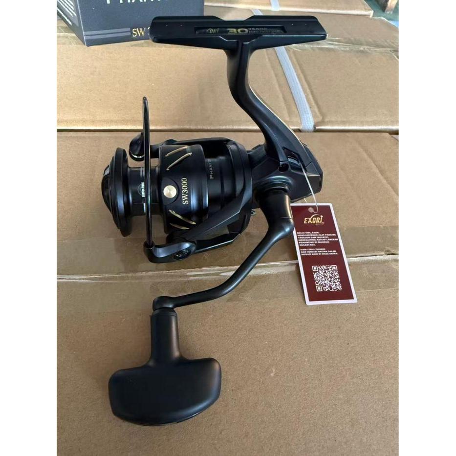 Exori Reel Pancing Spinning Hellios Phantom Sw Waterproof Rasio Gear 5.2:1 6+1 Ball Bearing Cocok
