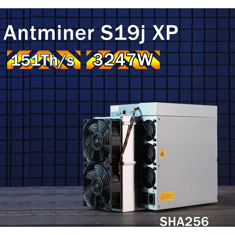 New BTC Miner Antminer S19j XP 151TH/S 3247W Crypto BTC Mining S19Jxp Bitcoin Miner Antminer S19JXP