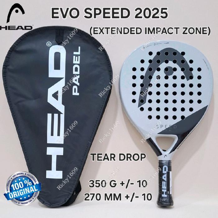 HEAD PADEL RACKET EVO SPEED 2025 / RAKET PADEL HEAD EVO SPEED 2025 - ORIGINAL HEAD