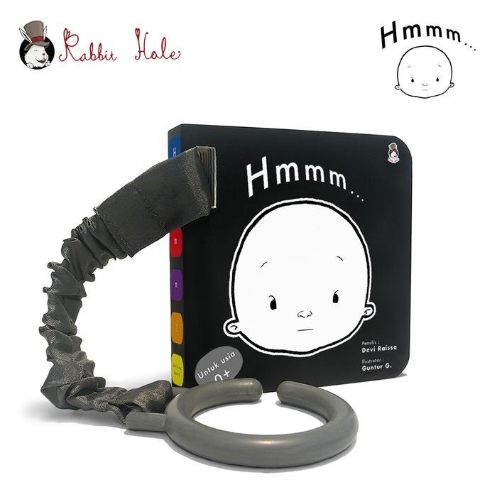 Rabbit Hole - Hmmm - Pengenalan Emosi - Buku Anak High Contrast (Board Book) #Gratisongkir