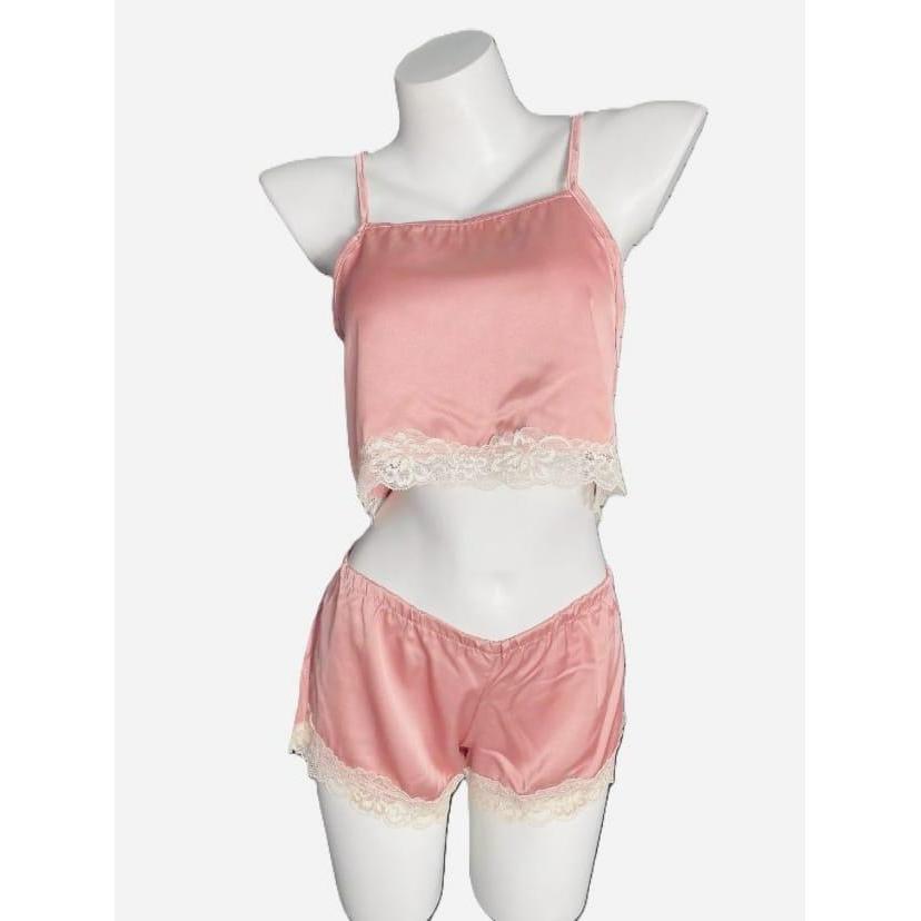 Sexy Lingerie Wanita Bahan Satin Setelan Baju Tidur Sexy Dinas Wanita / Sleepwear Lingerie Satin