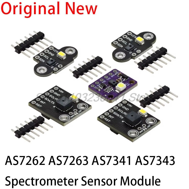 Best Seller GY-AS7262 AS7263 AS7341 as7343 visible light infrared color color spectrometer sensor mo