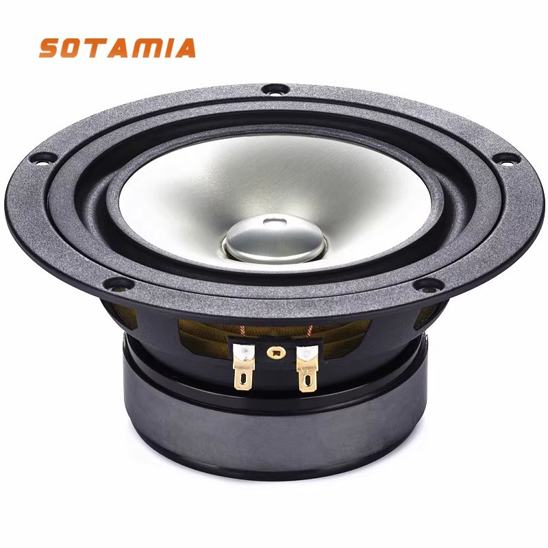 S0TAMI4 1PCS 6.5 Inch Full Range Speaker Long Stroke Large Coil CHN110 Metal Basin Full Range Fever