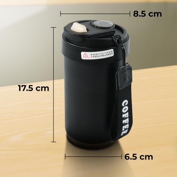 WMYG Botol Minum Tumbler Temperature Display Stainless Steel 450ml - WM-8001
