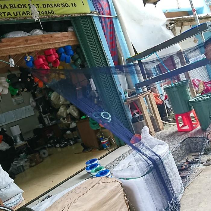 Jala Ikan Jala Udang Bahan Nilon 3,3 Meter Jala Lempar Termurah Lubang Jari Kelingking Timah Super