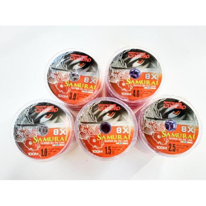 Senar Pancing Genkuro Samurai 8x PE *