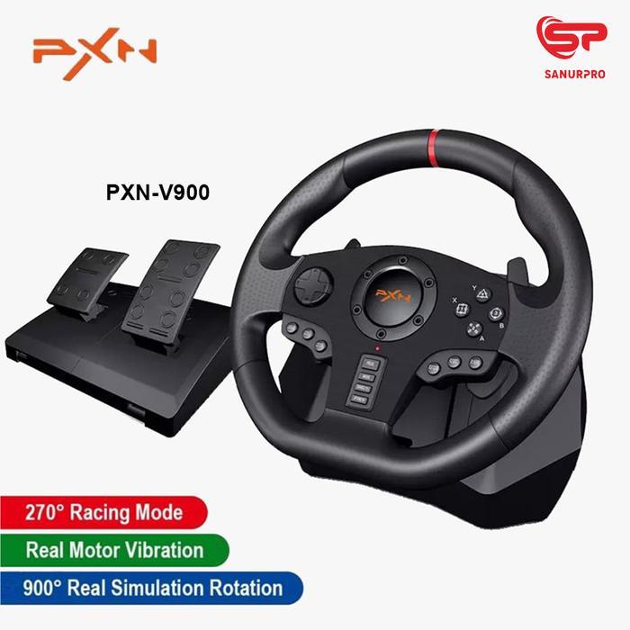 Pxn V900 Pc Racing Wheel Race Steering Wheel With Pedals Game Stir Pxn V900 Steering Wheel Pxn V900