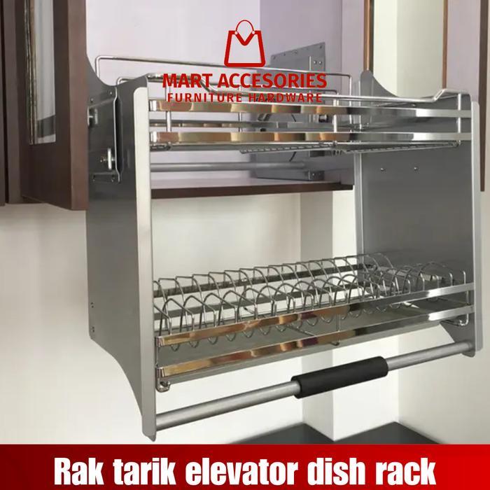 rak piring tarik elevator disch rack pull down