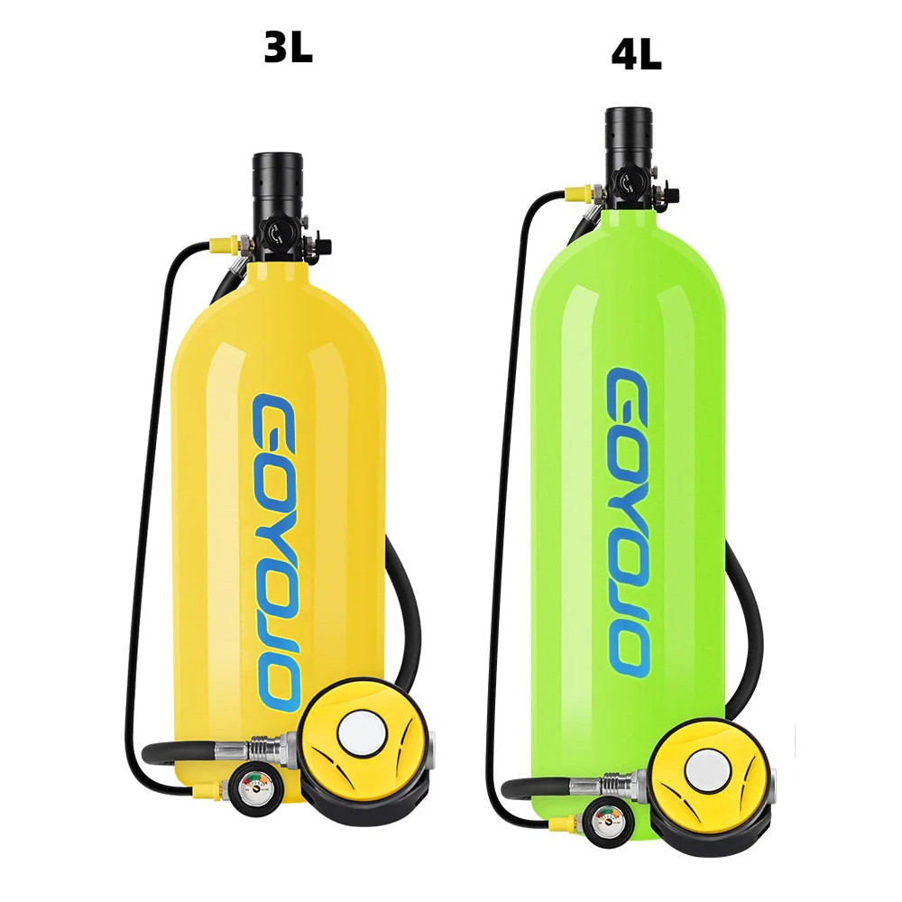 4L Scuba Tank 3L Small Diving Tank Portable Lung Air Tank up to 40-60 Minutes Dive Time Diving