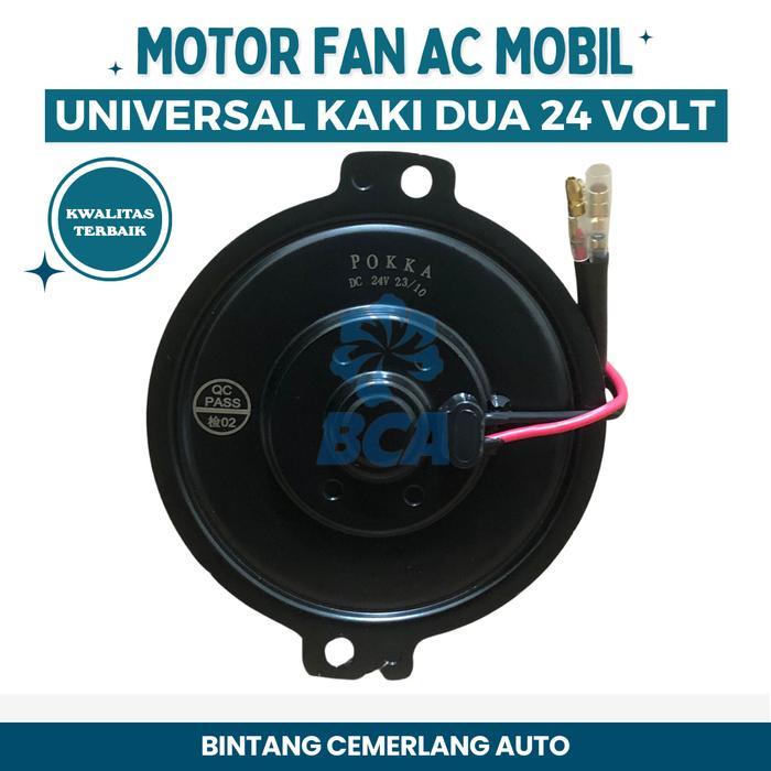 Motor Extra Fan Condensor Radiator 24 Volt Ac Mobil Universal 24V