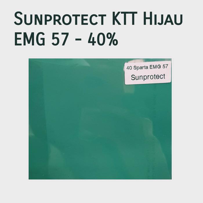Kaca Film SUN PROTECT EMG 57 KTT Sparta Hijau 40 Persen Roll 30 Meter