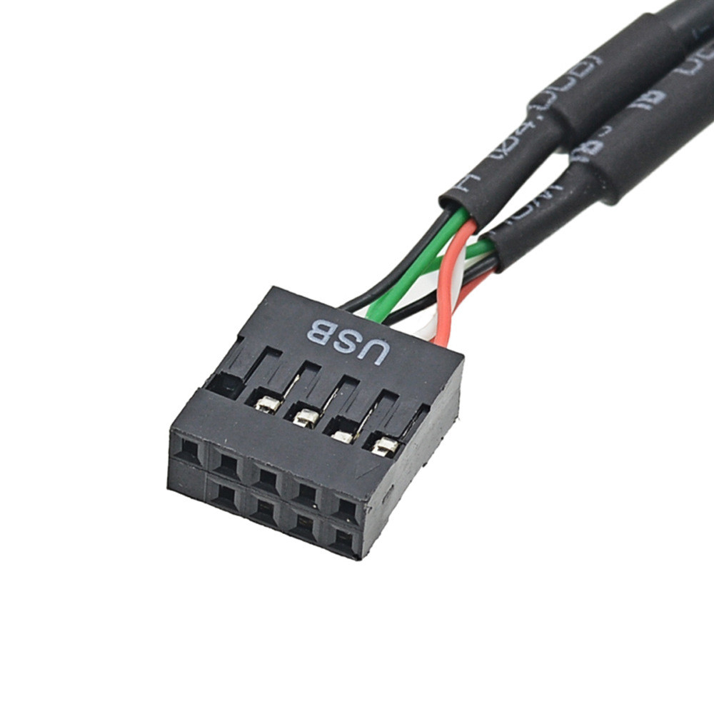 QINDIAN HUB USB 2.0 USB 3.0 4 Port Front Panel USB3.0 Hub Splitter Internal Combo Bracket Adapter