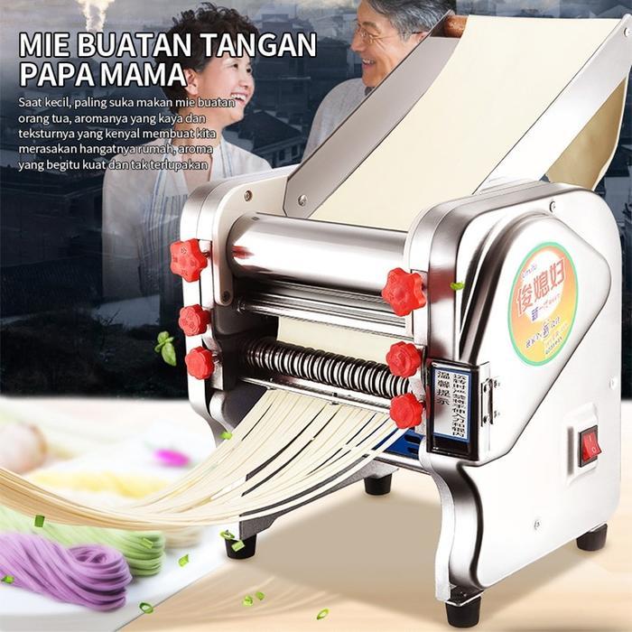 550W mesin mie listrik / gilingan mie listrik otomatis / mesin pembuat mie / mesin giling mie
