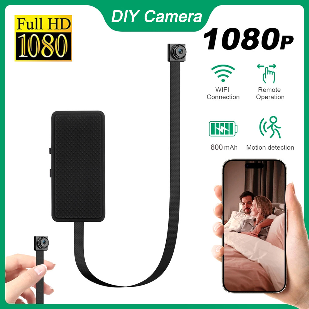 DIY HD 1080P WiFi Mini Camera Portable Video Recorder Micro Camcorder P2P Wireless Webcam Loop