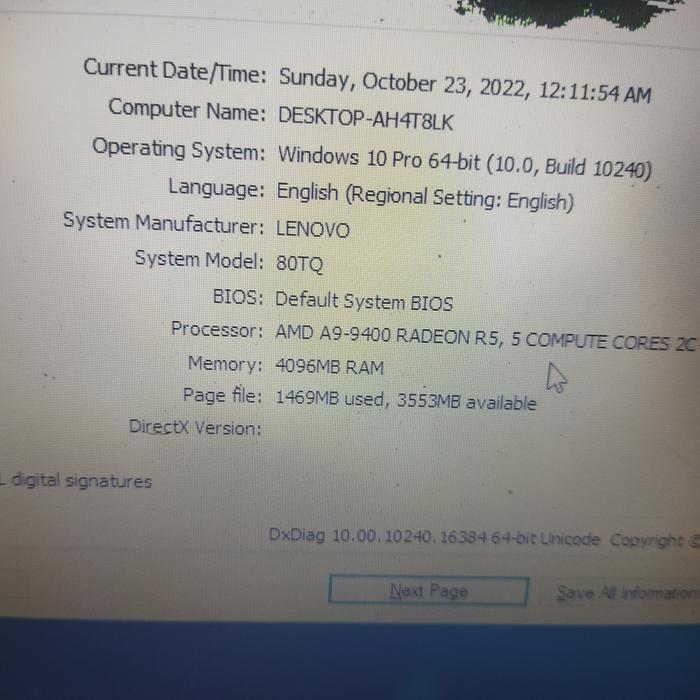 Motherboard Lenovo Ideapad 110 14ast Amd A9 9400