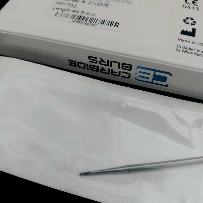 Carbide Burs Hp 702 Ss White Dental Bur Tulang Straight Highspeed Perawatan Mulut