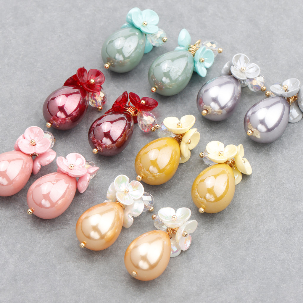 GUFEATHER M759,jewelry accessories,18k gold plated,diy pendant,plastic pearl,hand made,diy
