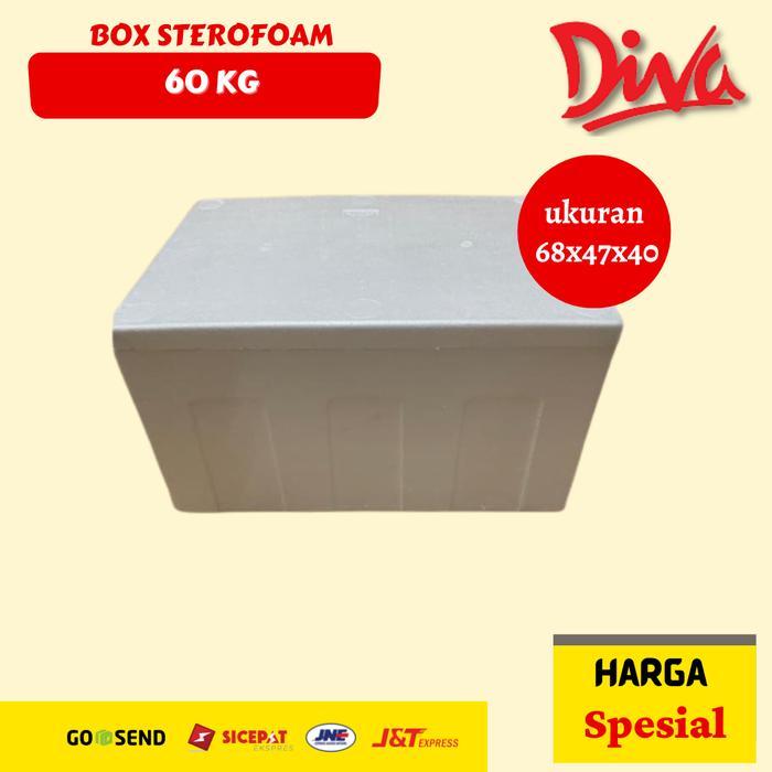 Box Sterofoam 60 Kg / Kotak Sterofom 60 Kg / styrofoam [khusus gosend]