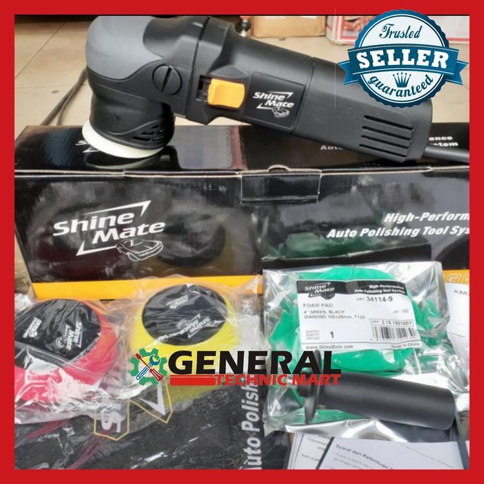 PROMO Mesin POLES DUAL ACTION SPOT POLISHER SHINEMATE EX603, orbit 12mm 3"