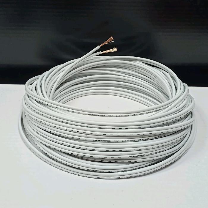 Kabel Speaker Rostand 18Awg 99.9% Tembaga Murni New