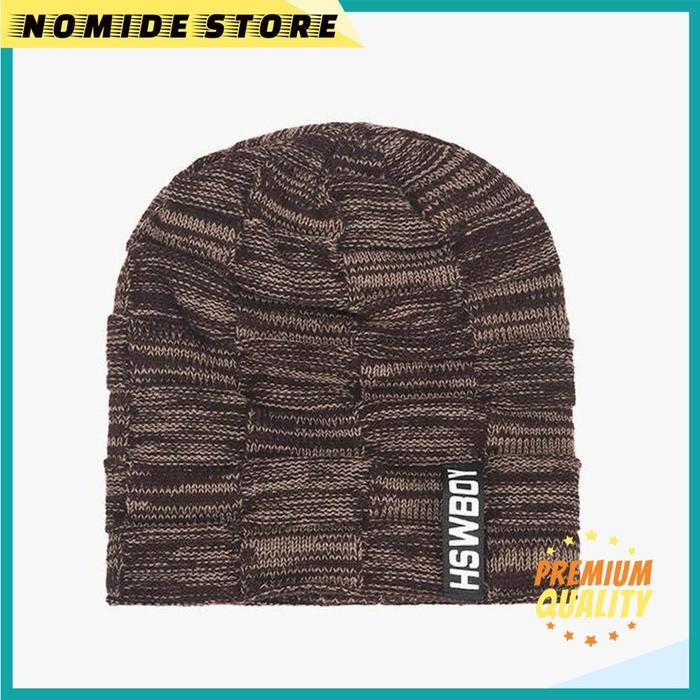 Topi Kupluk Beanie Hswboy Kupluk Wool Winter Kupluk Rajut Pria Wanita #Gratisongkir
