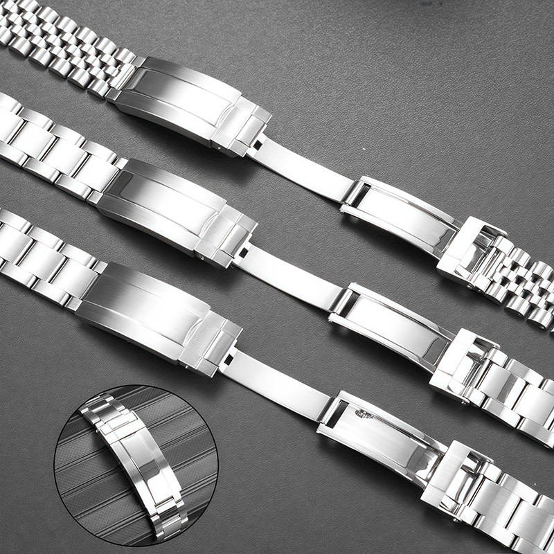 Substitute for Seiko No.5 SNXS73K1 Curved strap NXS75/SNX77 watch chain 19mm stainless steel solid