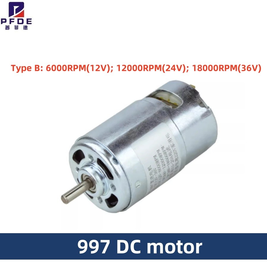 997 Dc Motor High Torque, High Power ,Adjustable Speed, Cw Ccw For Lawn Mowers, Lathe Bench Drills,