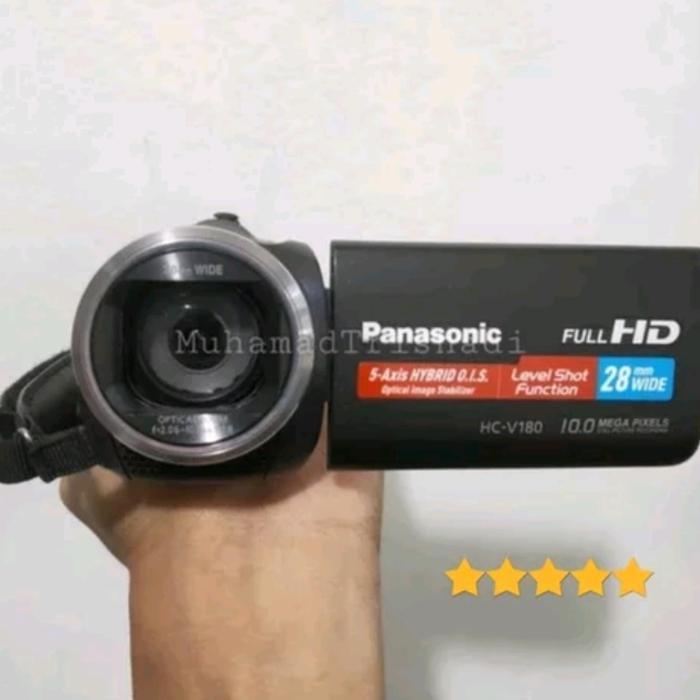 Handycam Camcorder Panasonic hc v180 hcv180 hc-v180 hc v180 FullHD Hitam Murah