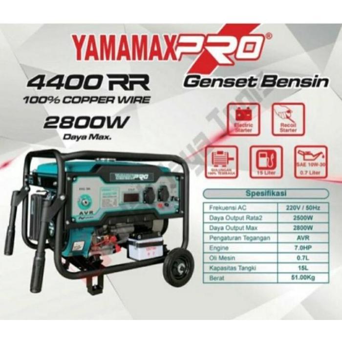 Genset 3000watt yamamax pro 4200RR 2800w - Yamamax 4400RR